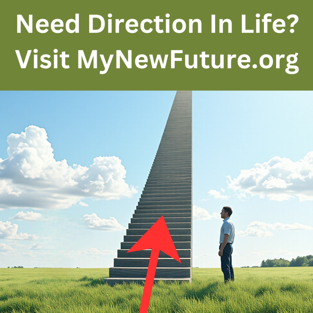 person thinking about life direction future